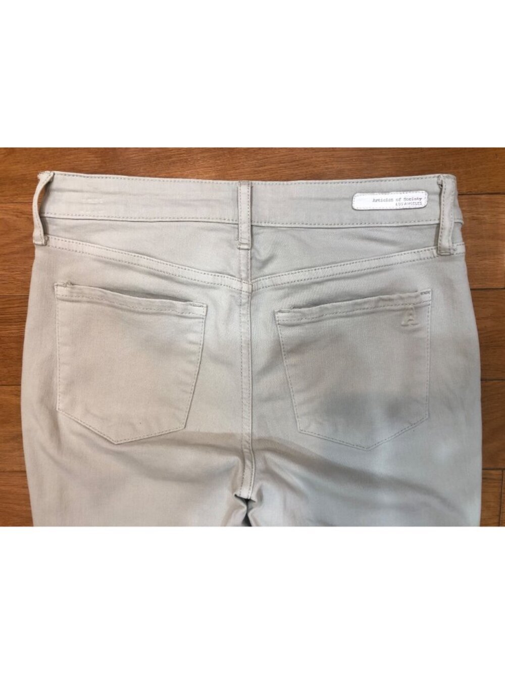 Articles Of Society Sarah Ankle Skinny Stretchy Denim Jeans Clay Color Size 25 - Picture 4 of 10